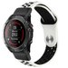 Curea ceas Smartwatch Garmin Fenix 7X / 6X / 5X Plus / 5X / 3 HR / 3, 26 mm iUni Silicon Sport Alb-N